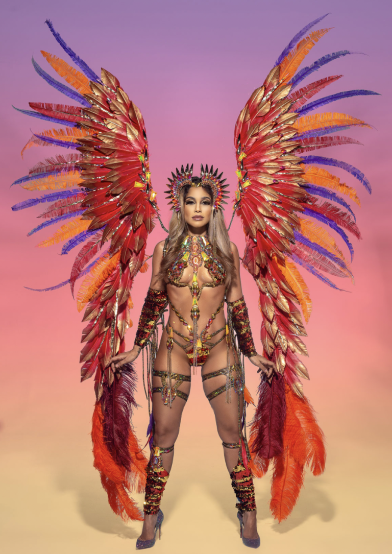 Caribbean carnival costume