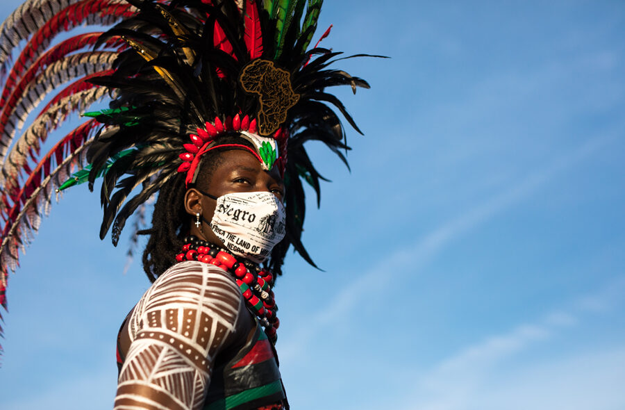 Caribbean carnival pan african costume