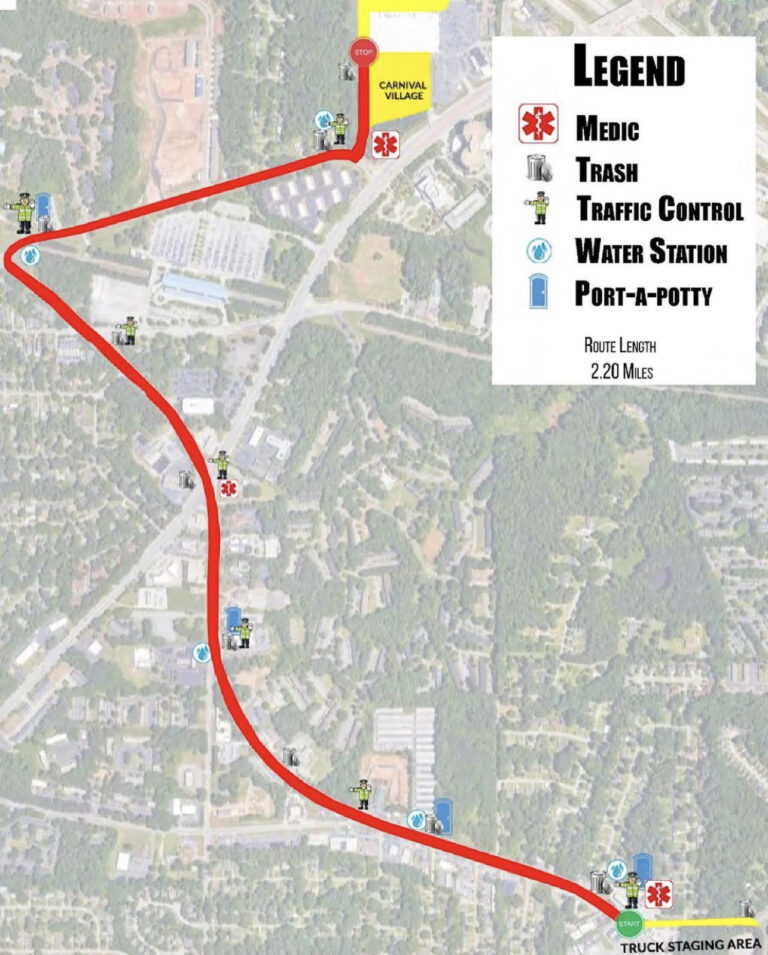 Atlanta Dekalb Carnival Parade Route