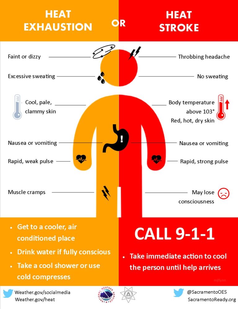 heat injury at carnival types