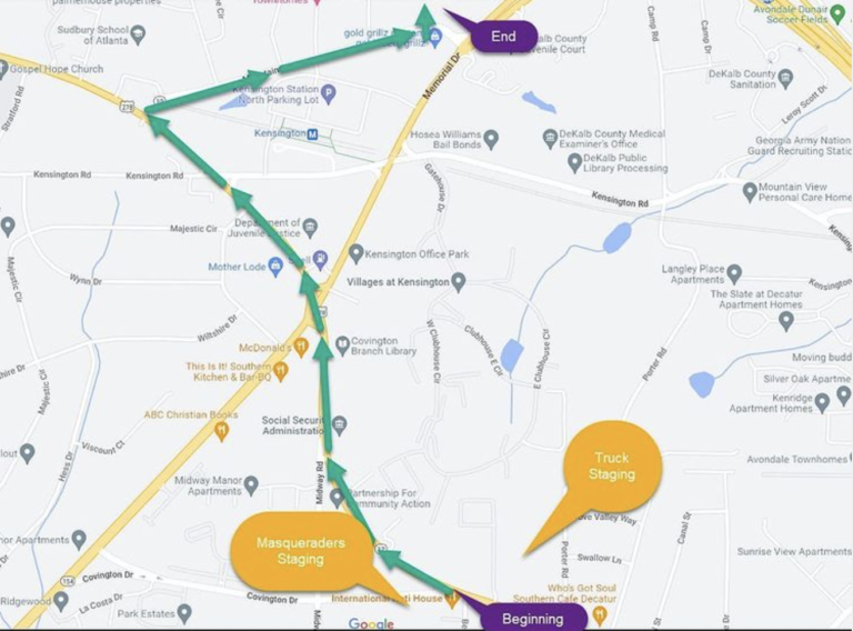 atlant dekalb carnival 2022 parade route